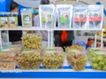 Des raisins, pommes et produits à base d'algues conformes aux normes OCOP sont présentés lors de la Foire d'automne 2025. Photo : VNA.
