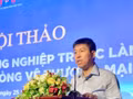 Chu Thang Trung, directeur général adjoint du Département des recours commerciaux (ministère de l'Industrie et du Commerce), lors du séminaire. Photo : Pham Hai.
