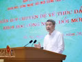 Le Premier ministre Le Minh Hưng préside une réunion thématique sur la sciences et la technologie, l’innovation, a transformation numérique et le Projet 06. Photo : VNA