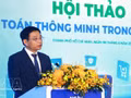 Le vice-Premier ministre Nguyên Van Thang s'exprime lors du colloque. Photo: VNA