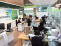 Un point de transaction de Vietcombank. Photo: Vietnamnet