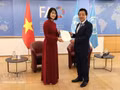 L’ambassadrice du Vietnam en Italie, Nguyen Phuong Anh, présente ses lettres de créance et entre officiellement en fonction comme représentante permanente du Vietnam auprès de la FAO. Photo : VNA.