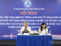 Les dirigeants de la ville de Da Nang dialoguent avec la communauté des entreprises et les établissements de formation dans les domaines des semi-conducteurs et de l’intelligence artificielle (IA). Photo : Congthuong