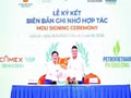 Signature d'un protocole d'accord de coopération entre Becamex VSIP Binh Dinh et la société par actions CNG. Photo : nhandan.vn