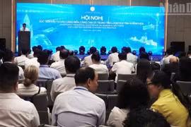 Vue générale de la conférence de promotion des investissements dans les ports maritimes, les ports secs et les centres logistiques. Photo: NDEL