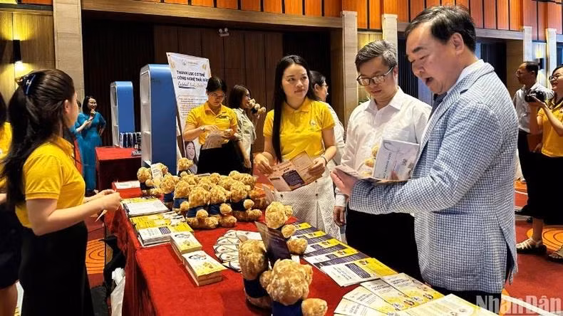 De nombreux produits de tourisme médical sont présentés en marge du colloque. Photo : NDEL