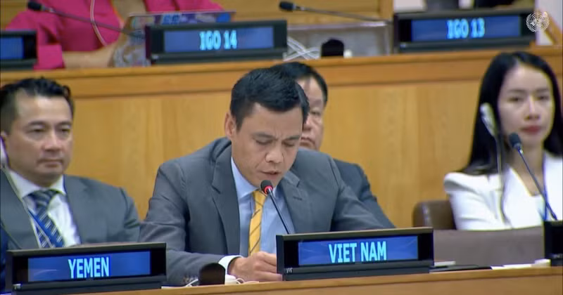 L'ambassadeur Dang Hoang Giang, chef de la Mission permanente du Vietnam auprès des Nations Unies (ONU). Photo: VNA