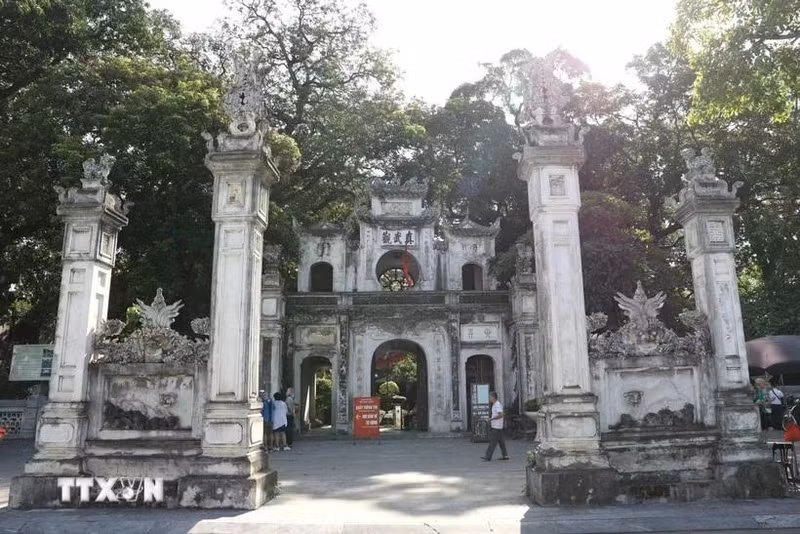 Le temple Quan Thanh. Photo : VNA. 
