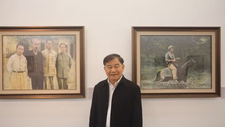 L’artiste vietnamo-thailandais Dao Trong Ly. Photo: VOV. L’artiste vietnamo-thailandais Dao Trong Ly. Photo: VOV.