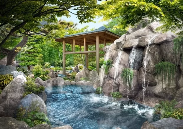 Source thermale de Bang Onsen à Quang Binh. Photo : Resort Bang Onsen.