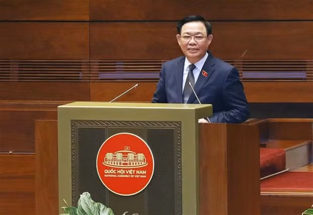 Le Président de l'AN vietnamienne, Vuong Dinh Huê. Photo : VNA.