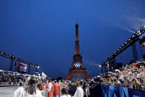 Place du Trocadéro, lieu de la déclaration d'ouverture des JO d'Emmanuel Macron. Photo : Comité des JO.