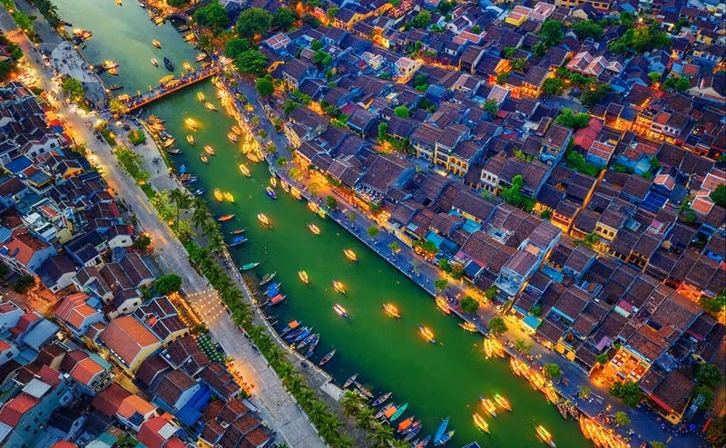 Le vieux quartier de Hôi An, patrimoine mondial de l'UNESCO. Photo : Administration nationale du tourisme.