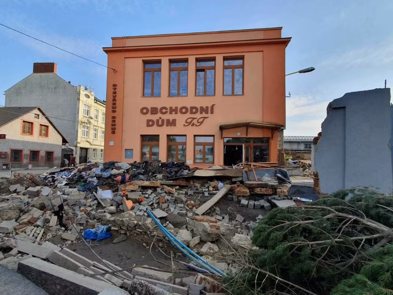 La tempête Boris cause des dégâts et des inondations catastrophiques dans plusieurs pays d'Europe centrale et occidentale, dont la République tchèque. Photo : Ambassade du Vietnam en République tchèque.