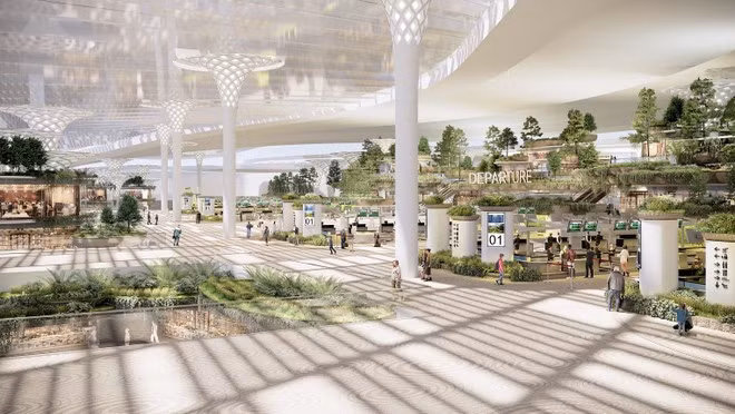 Le terminal a été conçu par le cabinet CPG Consultants, basé à Singapour. Photo : Sun Group.
