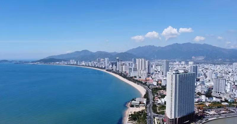 La ville de Nha Trang vue d'en haut. Photo : VNP.