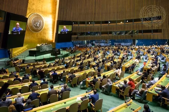 Lors d'une réunion du Conseil des droits de l'homme. Photo : VNA.