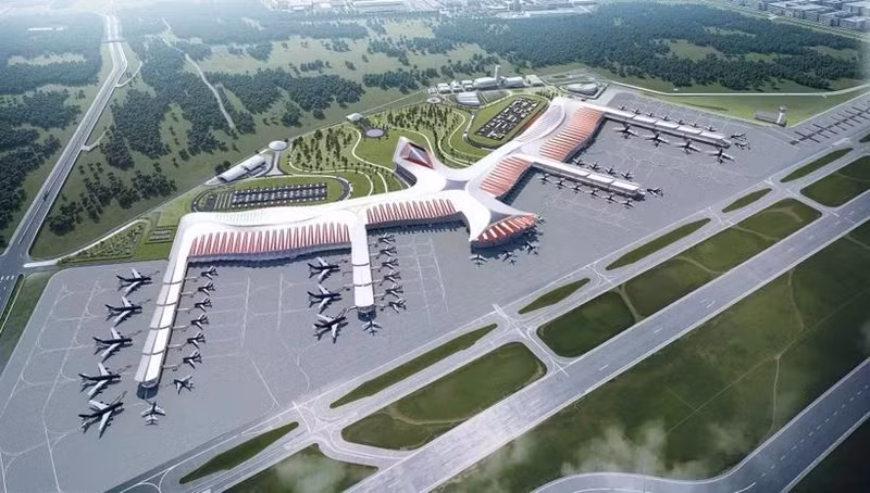Vue de l'aéroport international de Phu Quoc. Photo : Sun Group. 