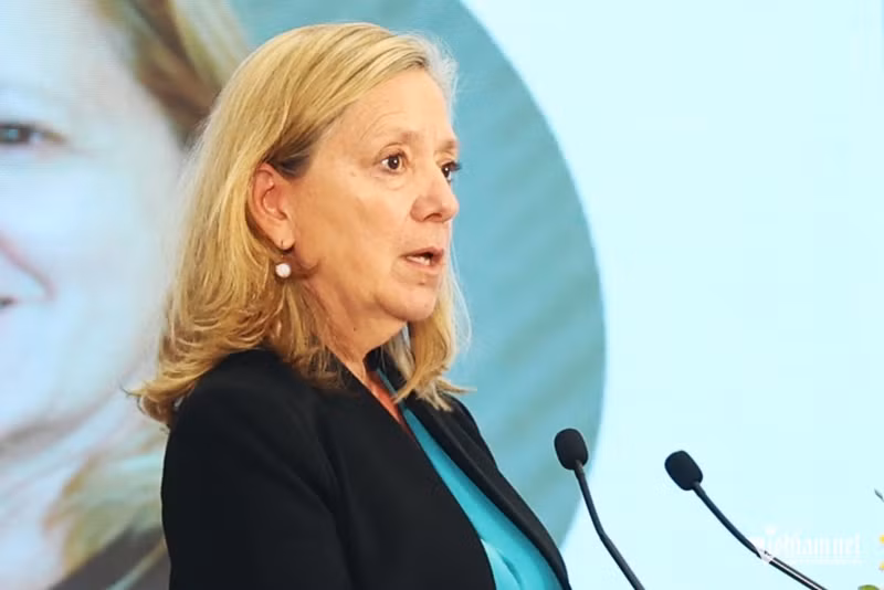 Mariam Sherman, directrice pays pour le Vietnam, le Laos et le Cambodge à la Banque mondiale. Photo: Vietnamnet