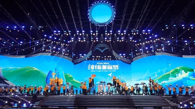 Le Festival pour la Paix 2026 s’ouvre dans la soirée du 4 juillet à Quang Tri. Photo : Thanh Hieu/VOV Centre.