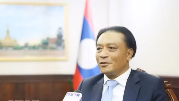 Le vice-ministre lao des Affaires étrangères, Phongsavan Sisoulat. Photo: VNA.