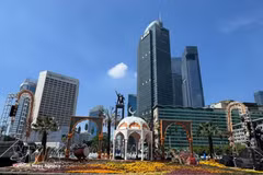 Au centre de Jakarta. Photo d'illustration : VNA.