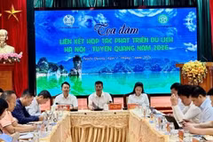 Séminaire « Coopérer pour le développement du tourisme entre Hanoi et Tuyen Quang en 2026 ». Photo: NDEL