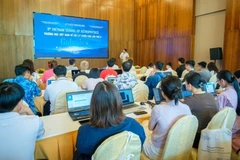 Lors de la cérémonie d’inauguration de la 9e « École Vietnamienne d'Astrophysique » (Vietnam School of Astrophysics - VSOA9). Photo : NDEL.