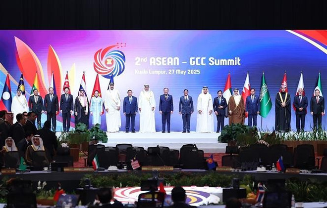 Les dirigeants de l'ASEAN et du CCG au 2e Sommet ASEAN-CCG, le 27 mai, à Kuala Lumpur. Photo : VNA.