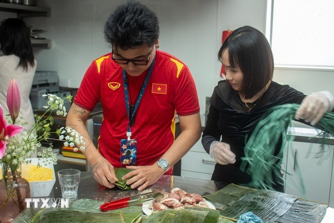 Le « Marché du Têt 2025 », une célébration vibrant au rythme des traditions vietnamiennes, a illuminé Wellington, capitale de la Nouvelle-Zélande, le 11 janvier. Photo : VNA.