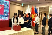 Les délégués lors de la cérémonie de lancement de la collecte. (Photo : VOV)