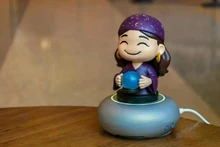 Une figurine dans le projet HeyMates fonctionnant sous BuddyOS, présentée au CES 2026. Photo : The Verge/CVN.