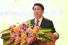 Le président de la République, Luong Cuong. Photo : QĐND.
