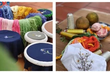 Des outils indispensables pour la broderie. Photo : VOV5.