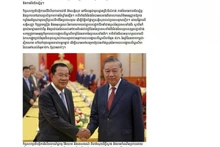 Article paru dans le Kampuchea Thmey Daily. Photo : VNA.
