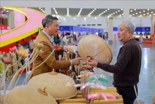 L’espace « Têt en famille » de la Foire du Printemps 2026 suscite l’intérêt des visiteurs. Photo : VNA.