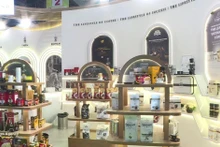 Le stand du groupe Trung Nguyen Legend au Salon international de l’alimentation et de l’hôtellerie (AAHAR) en Inde. Photo : VNA.