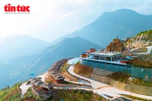 La Porte du Ciel d’O Quy Ho vue d’en haut.