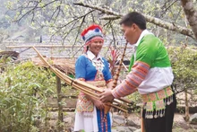 Sous les couleurs du nouveau printemps, le village Mua Xuan amorce sa métamorphose. Photo : NDEL.