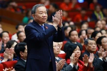 Le secrétaire général Tô Lâm au XIᵉ Congrès national d'émulation patriotique. Photo: VNA