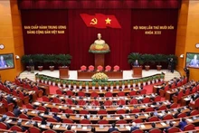 Vue du 14e plénum du 13e Comité central du Parti communiste du Vietnam (PCV). Photo : VNA