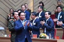 Le Premier ministre Pham Minh Chinh à la conférence.