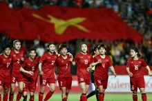 L’équipe féminine vietnamienne. Photo : TL.