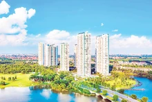 Un quartier urbain développé selon une approche verte, mettant l’accent sur les espaces de vie communautaires.