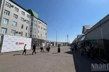Le marché Lira, lieu d’activité commerciale des Vietnamiens à Pyatigorsk. Photo : Xuan Hung.