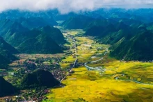 Le géoparc de Lang Son, au Vietnam, a été officiellement reconnu comme géoparc mondial de l'UNESCO. Photo : VNA.