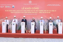 Cérémonie de mise en chantier du projet à Hanoi, le 6 septembre. Photo : VNA.