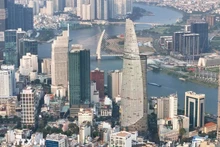 La tour financière Bitexco est l'un des symboles de Ho Chi Minh-Ville. Photo : VNA.