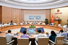 Lors de la réunion du gouvernement le 5 octobre. Photo : NDEL.