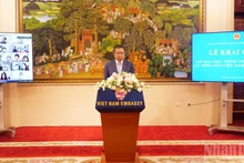 L’ambassadeur vietnamien Pham Thanh Binh à la cérémonie. Photo : NDEL.